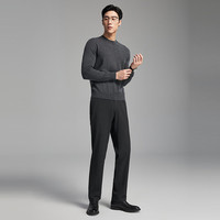 雅戈尔 毛衫男士半高领羊毛衫80支VYQW619963CBA S 95cm （推荐105-125斤）