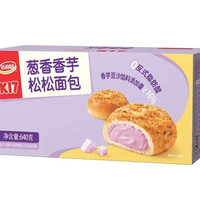 达利园 葱香芋泥肉松面包600g