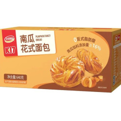 达利园 南瓜花式面包640g