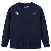 NIKE耐克 100%纯棉 藏青蓝 160/80 儿童长袖T恤