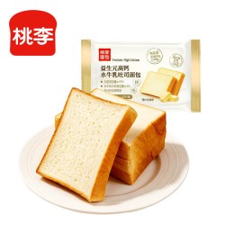 桃李 益生元高钙水牛乳吐司80g*8袋