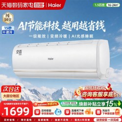 海尔 KFR-35GW/B100-1 壁挂式空调