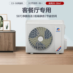 格力 中央空调家用客厅风管机2匹一拖一冷暖变频隐藏卧室C3