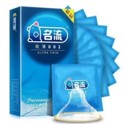 名流 致薄002避孕套清爽润滑套 一盒装10支