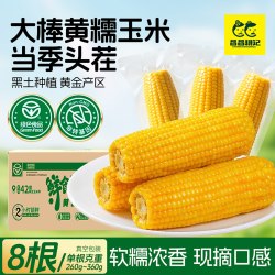 昌昌耕记！东北黄糯玉米360g*8根
