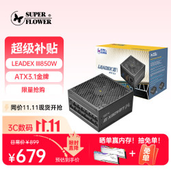 振华 金牌全模 电源  850W