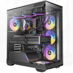 安钛克 AX61 CX200M C3 P20C ARGB FLUX 玻璃侧透  海景房电脑机箱 可搭配电源套装 安钛克 C3 海景房 单机箱（无电源）