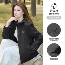 骆驼 三防运动外套女款2026春秋薄绒款徒步防风修身夹克登山服上衣