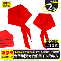 金甲库 红领巾1米 升级款涤纶 国标1-3年级标准儿童专用京东自营 开学学生用品