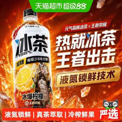 元气森林 柠檬口味大瓶饮料900ml*12