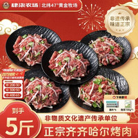 肆柒农场 齐齐哈尔烤肉10人餐净重5斤家庭囤货牛肉生鲜烧烤食材源头直发