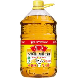 鲁花 5S压榨一级花生油 6.18L