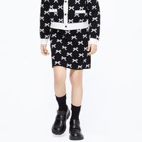 Little MO&CO. 童装春秋装女童针织毛织半身裙修身短裙