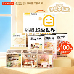 若来 超级世界梦想家礼盒（家居系列）diy小屋积木拼装
