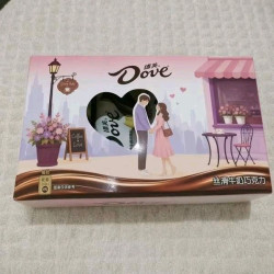 德芙（Dove） 丝滑巧克力礼盒 224g×2盒