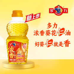 多力 浓香葵花仁油238ml*2瓶压榨炒菜家用食用油植物油家庭