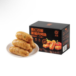 北创 青红双椒黑猪肉烤肠600g/12根