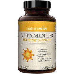 naturewise 维生素D3成人2000IU阳光瓶 360粒/瓶