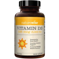 naturewise 阳光瓶维生素D3软胶囊5000IU 360粒/瓶