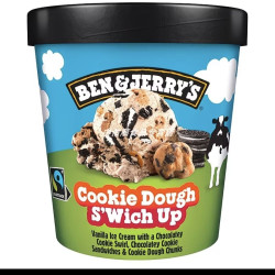 英国本杰瑞冰淇淋ben&amp;jerry's巧克力布朗尼冰激凌四人团