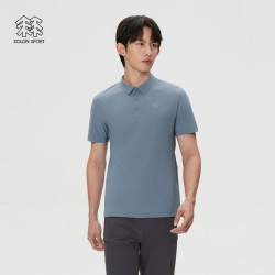 KOLON SPORT CARVICO短袖 UPF50+接触凉感 灰蓝色GB XL