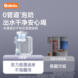 波咯咯 全玻璃0管道・喂养台三合一  12L 方墩墩T2+Y20Pro摇奶