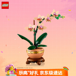 乐高 花卉植物系列 10343 典雅兰