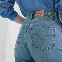 Levi's 26年秋冬新款女士美式复古CINCH高腰宽松喇叭牛仔裤