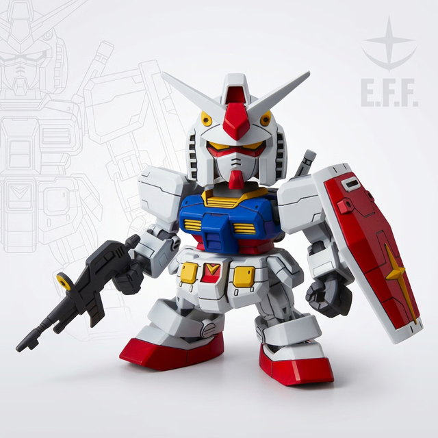 万代 SDEX-STANDARD RX-78-2 高达拼装模型
