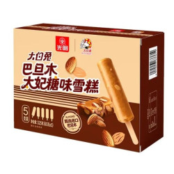 光明 牌大白兔雪糕 巴旦木太妃糖味65g*5支 冰淇淋棒冰 家庭装冷饮冰激凌