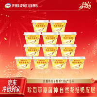伊利 宫酪奶皮子酸奶 138g*12杯 生牛乳发酵