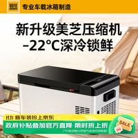 骑炫 Q18车载冰箱车家两用宿舍迷你小冰箱冷冻冷藏12V 24V轿车货车18升