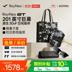 雷鸟 RayNeo GT 旗舰AR智能眼镜原生3DoF空间悬停