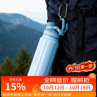 乐扣乐扣 探索保温保冷杯316L保温杯户外便携保温壶大容量水杯子1L蓝色