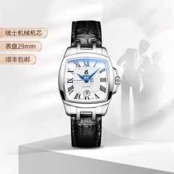 依波路 传奇系列 37毫米自动上链腕表 GS1856S-E251BK