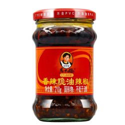 老干妈 香辣脆油辣椒酱 210g