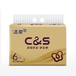 洁柔 金尊抽纸120抽3层6包装GR206-72R
