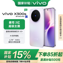 vivo X300s 5G手机 12GB+256GB 梦核紫