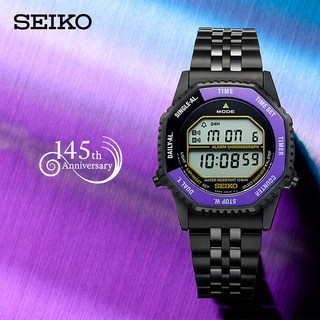 SEIKO精工 HFL001P1 Rotocall复古数字石英手表