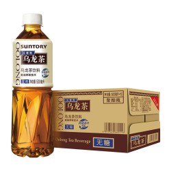 三得利 茉莉乌龙茶无糖茶饮料0糖0脂小瓶装350ml*24瓶整箱