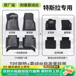 车丽友 汽车脚垫TPE于特斯拉modelY/3环保车垫