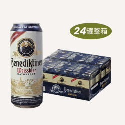 百帝王 小麦白啤酒 500mL*24罐