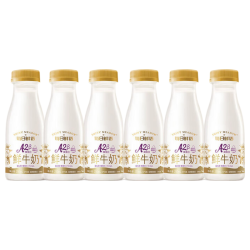 每日鲜语 低温奶鲜牛奶A2β酪蛋白250ml*6+3.6g-185ml*6瓶