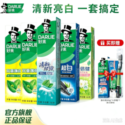 好来 茶倍健牙膏 竹炭茶薄荷味 660g+赠牙膏40g+牙刷*1