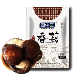 雪中王 农家特产肉厚香菇300g