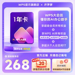 金山软件 会员年卡