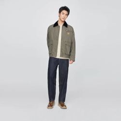 Lee 秋冬舒适版撞色翻领工装 男女同款夹克外套