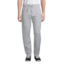 HANES 男式 Ecosmart 慢跑运动裤 黑色 淡灰色（Light Steel） Medium