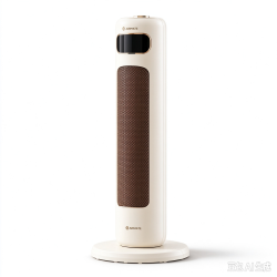 艾美特 石墨烯立式取暖器 遥控语音双控/仿真壁炉/智能控温/ECO节能