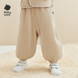 babycare 儿童长裤宝宝廓形灯芯绒裤子女童萝卜裤男童束脚裤加绒裤